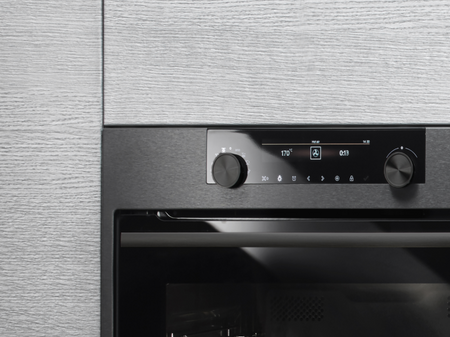 Piekarnik pirolityczny do zabudowy ASKO Craft black stainless steel OP8687B