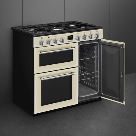 Kuchnia wolnostojąca gazowa kremowa SMEG Classica CX93GMCR
