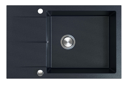 Zlew kuchenny BERG HOBART BRQ1411AXL 1,0 MOC 780X500 ONYX
