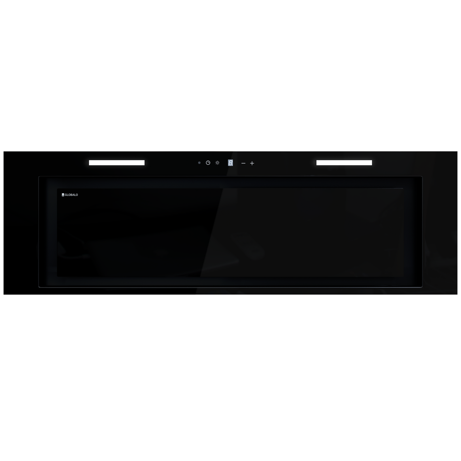 Okap kuchenny podszafkowy GLOBALO MATERI 90.2 BLACK