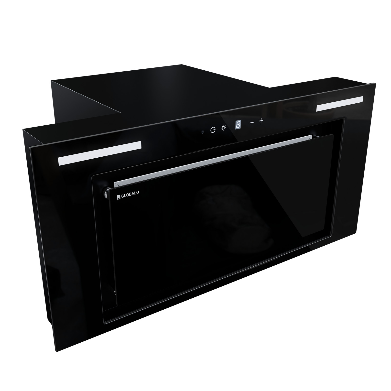 Okap kuchenny podszafkowy GLOBALO MATERI 60.1 BLACK