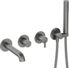 Bateria wannowa 4-otworowa podtynkowa BQS_D18P - Deante