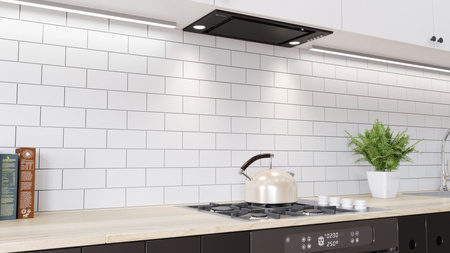 Okap kuchenny podszafkowy GLOBALO RETIO 60.2 BLACK