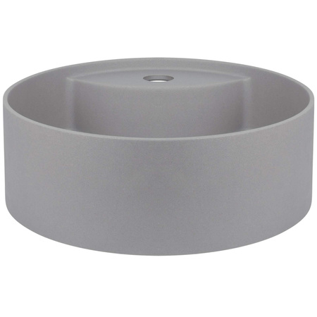 Umywalka granitowa nablatowa z miejscem na baterię CQS_SU4B - Deante