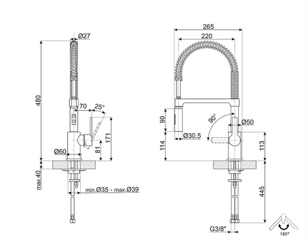 Bateria MIDR55CR - Smeg