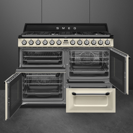 Kuchnia wolnostojąca 110cm Victoria kremsowa SMEG TR4110P1