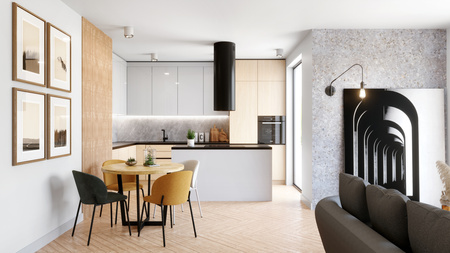 Okap kuchenny wyspowy GLOBALO CYLINDRO ISOLA 39.7 BLACK SHADOW