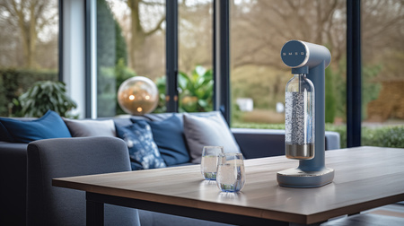 SMEG – niebieski saturator do gazowania wody SKC01SBM