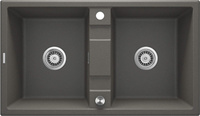 Zlewozmywak granitowy 2-komorowy ZQE_T203 - Deante