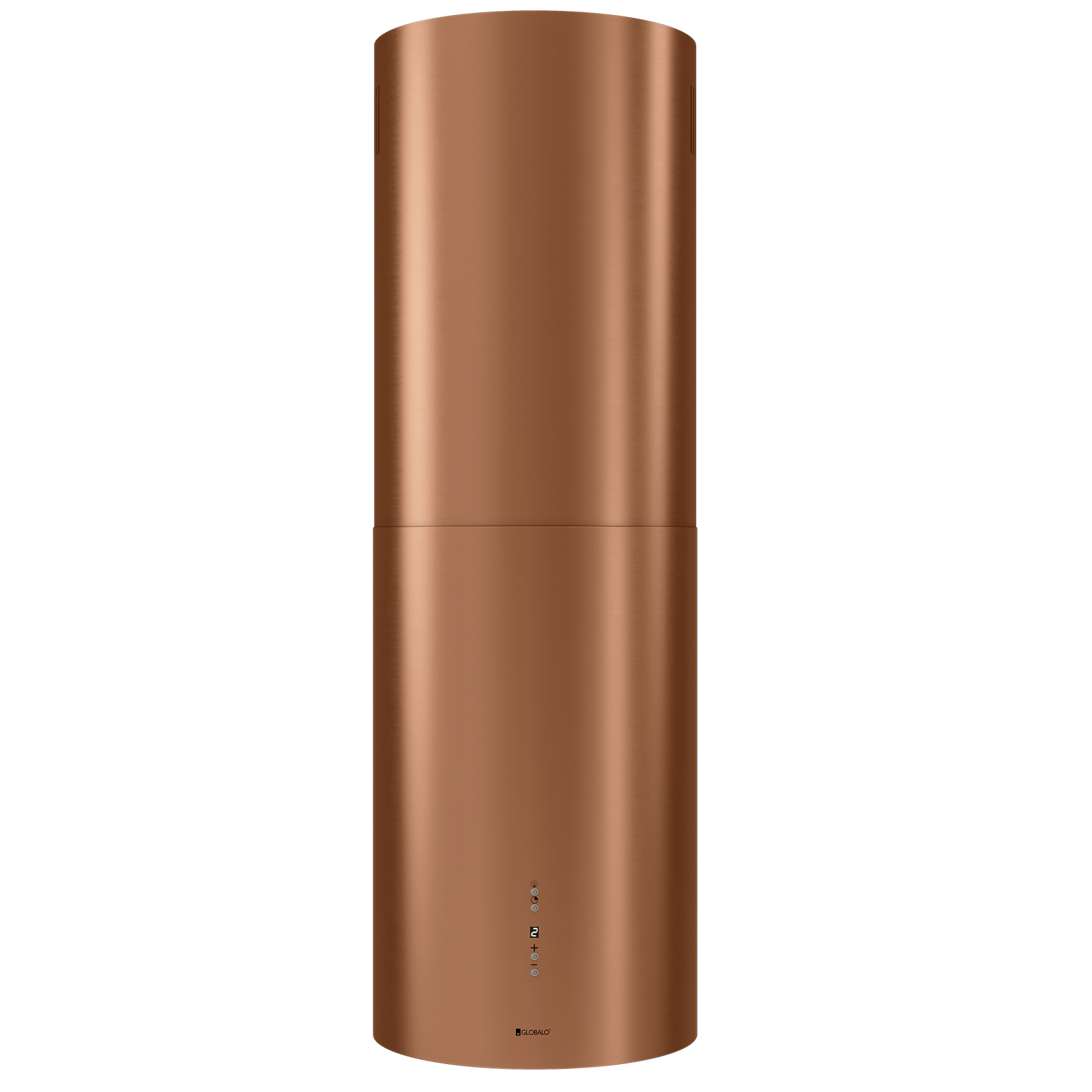 Okap kuchenny wyspowy GLOBALO CYLINDRO ISOLA 39.7 COPPER MAT