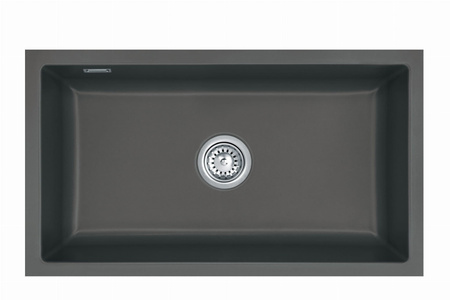 Zlew ceramiczny podblatowy SYSTEMCERAM Mera 80U Schiefer 85 - 53700185