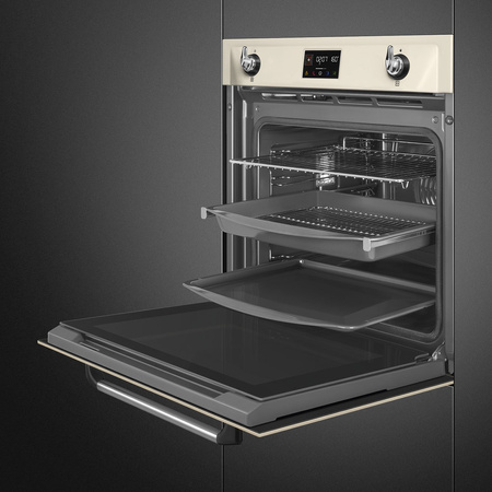 Piekarnik, 60 cm, Victoria, kremowy SOP6902S2PP - Smeg