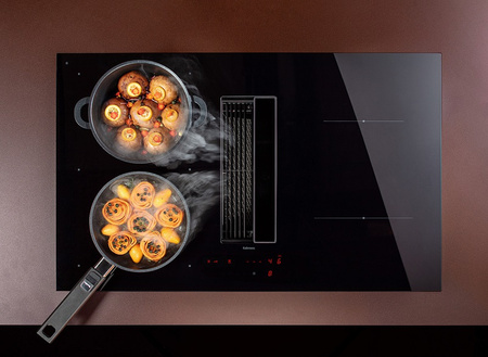 Płyta indukcyjna z okapem FALMEC Zero 84 czarny - 600m3/h