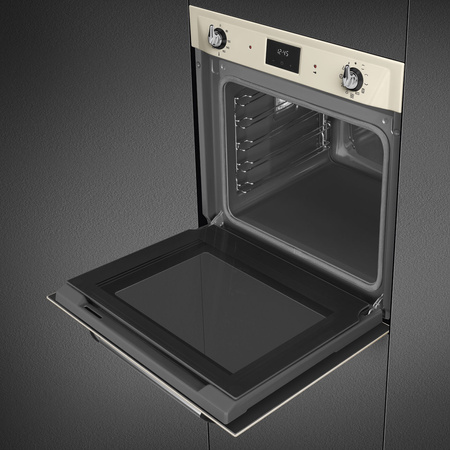 Piekarnik, 60 cm, Victoria, kremowy SOP6900TP - Smeg