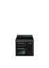 Kuchnia wolnost., 90cm, Victoria, czarny TR93IBL2 - Smeg