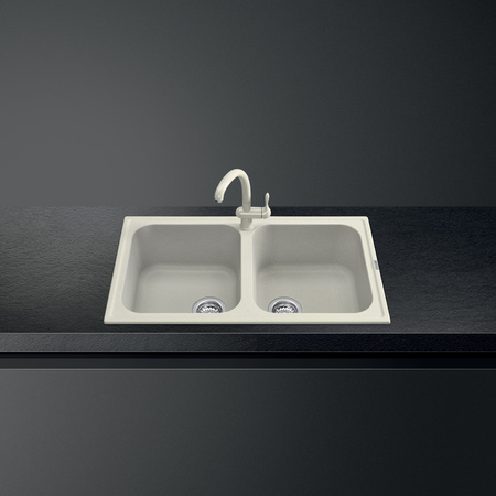 Zlewozmywak kompozytowy LZ862P - Smeg