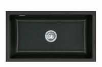 Zlew ceramiczny podblatowy SYSTEMCERAM Mera 80U Nigra 87 - 53700187