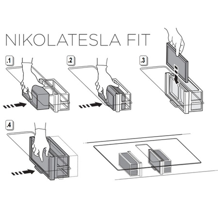 Filtry ceramiczne zapachowe ELICA NikolaTesla Fit 2sztuki - KIT0167755