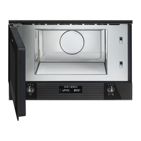 Kuchenka mikrofalowa, Linea, czarny MP122B3 - Smeg