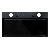 Okap kuchenny podszafkowy GLOBALO FLOWERI 60.2 BLACK