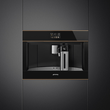 Kompaktowy ekspres do kawy do zabudowy SMEG Dolce Stil Novo - CMS4604NR