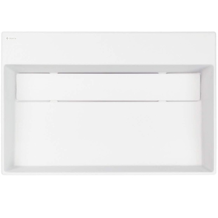 Umywalka granitowa nablatowa z miejscem na baterię - z maskownicą CQR_AU6M - Deante