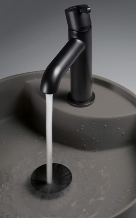 Umywalka granitowa nablatowa z miejscem na baterię CQS_TU4B - Deante