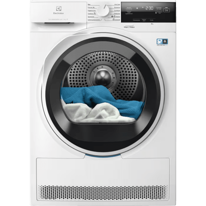 Suszarka z pompą ciepła ELECTROLUX 700 DelicateCare AbsoluteCare 9kg EW7D394UCP