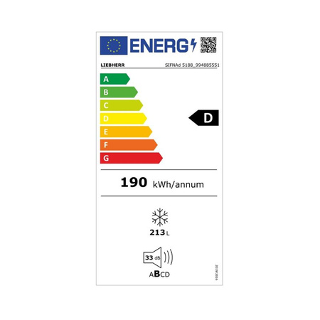 Zamrażarka do zabudowy szufladowa LIEBHERR SIFNAd 5188 Peak NoFrost