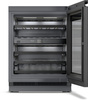 Chłodziarka do wina do zabudowy pod blatem wysokość 82-88 cm KWTUS 7074 F Szkło w kolorze ObsidianBlack - MIELE 12519510