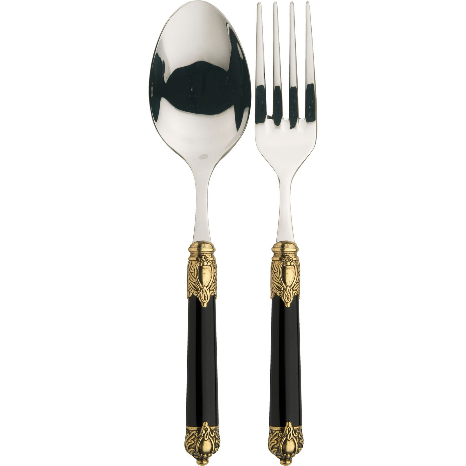 Bugatti RINASCIMENTO Gold Czarne zestaw do serwowania w pudełku RIDN-N2411/12