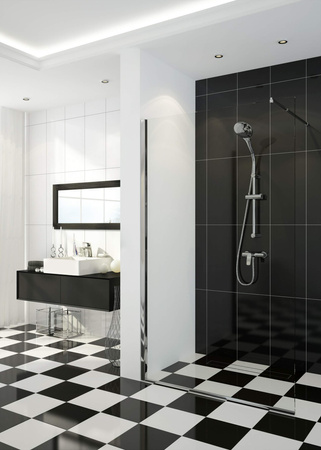 Umywalka ceramiczna nablatowa/ścienna z miejscem na baterię - 60x50 cm CDT_6U6S - Deante