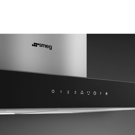 Okap przyścienny, 90 cm, T-kształtny KBT9L4VN - Smeg