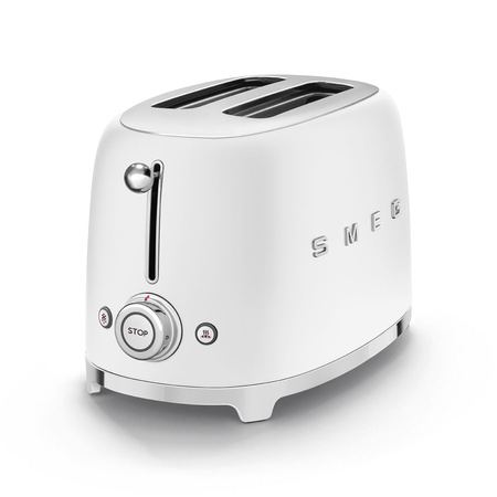 Toster, dwie kromki, biały mat TSF01WHMEU - Smeg