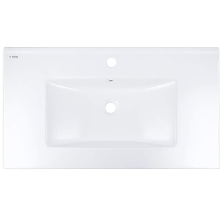 Umywalka ceramiczna wpuszczana z miejscem na baterię CTU_648M - Deante