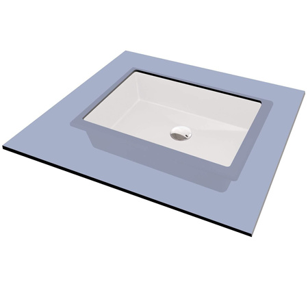 Umywalka granitowa podblatowa/wpuszczana CQR_AU5U - Deante