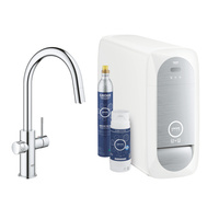 GROHE BLUE HOME ZESTAW START. Z BATERIĄ FILTRUJĄCĄ WODĘ I JEDNOSTK. CHŁODZĄCĄ, Z WYC. WYL. TYPU C.. 31541DC0