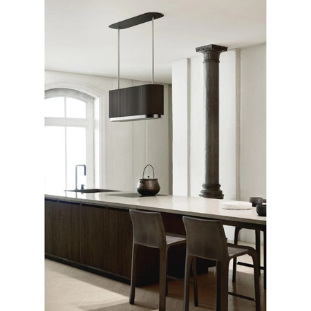 Okap kuchenny wyspowy CIARKO Design Mono W Black - CDW9001B