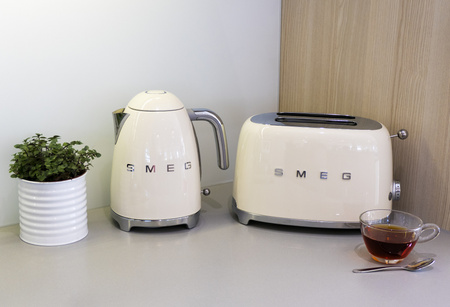 Toster, dwie kromki, kremowy TSF01CREU - Smeg