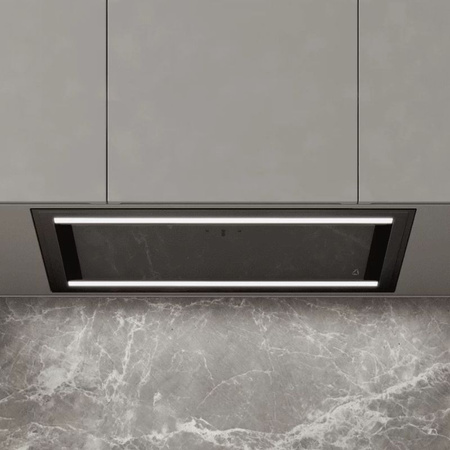 Okap kuchenny podszafkowy CIARKO Design DUO czarny - CDZ5505C