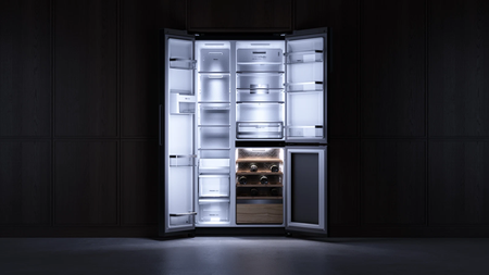 Lodówka Side by Side z winiarką TEKA RLF 85950 GBK czarna - 113430074