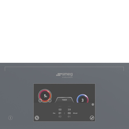 Płyta indukcyjna, 90cm, Linea, black SIA1963D - Smeg