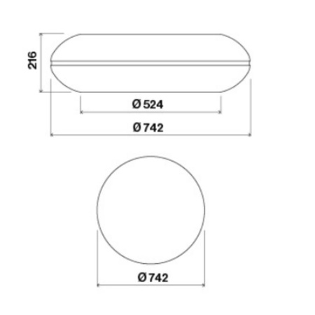 Okap kuchenny wyspowy FALMEC Loop Circle.Tech Isola 74 biały - CLQN74.E0P7#ZZZB461F