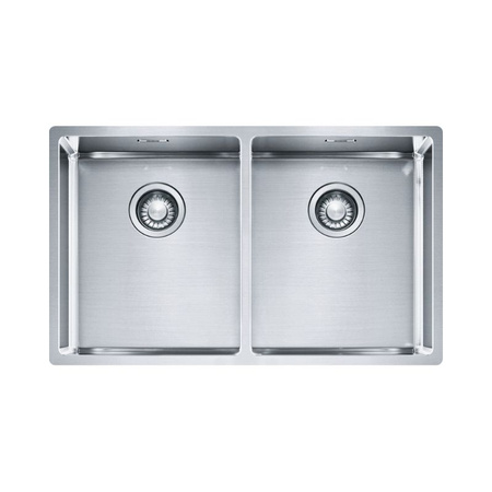 Zlew dwukomorowy FRANKE Box BXX 220/120 34-34 stal szlachetna - 127.0370.188