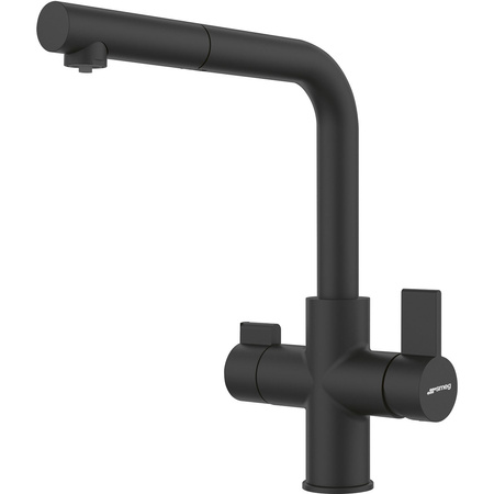 Bateria kuchenna filtrująca czarna SMEG MAFD1MN