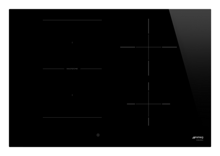 Płyta indukcyjna, 75 cm, prosta krawędź SI1M4744D - Smeg
