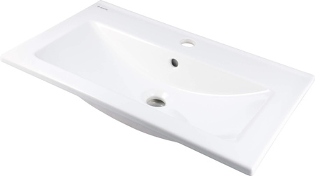 Umywalka ceramiczna wpuszczana z miejscem na baterię CTU_636M - Deante