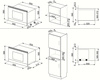 Kuchenka mikrofalowa, Linea, czarny MP122B3 - Smeg