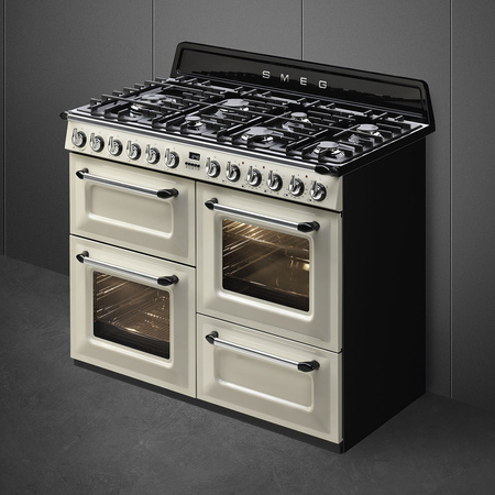 Kuchnia wolnostojąca 110cm Victoria kremsowa SMEG TR4110P1