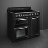 Kuchnia wolnost, 100cm, Victoria, czarny TR103IBL2 - Smeg